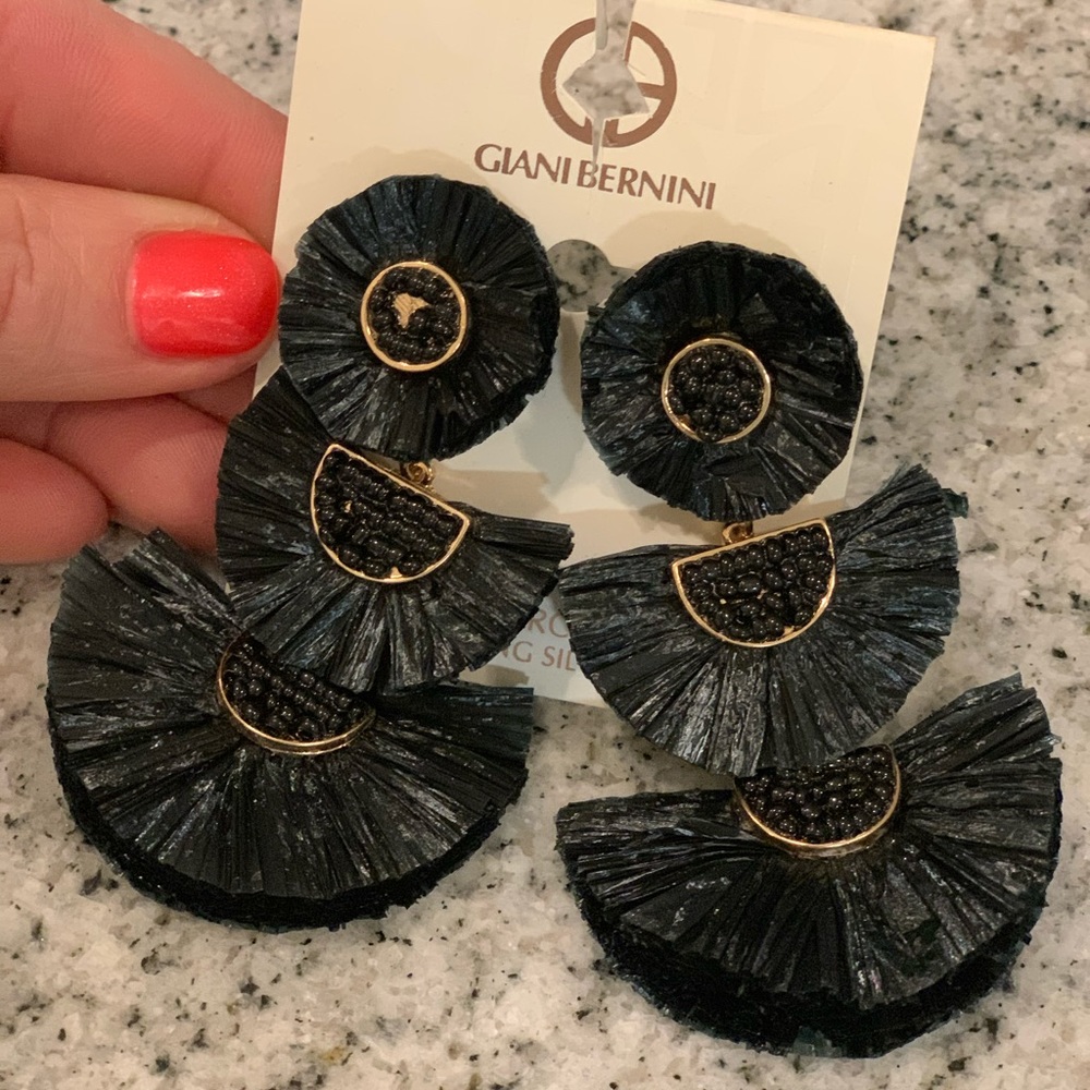 Giani Bernini - Black and Gold Earings